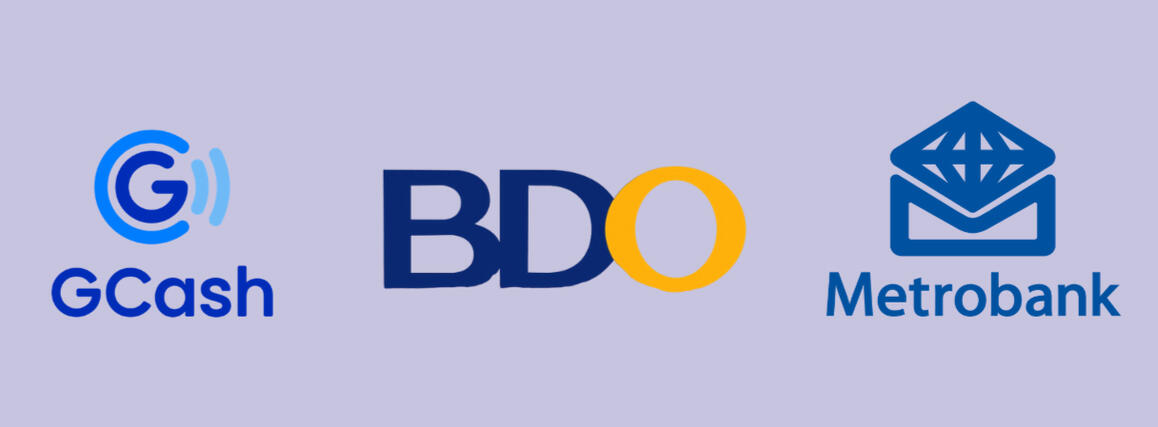 BDO/GCash/Metrobank